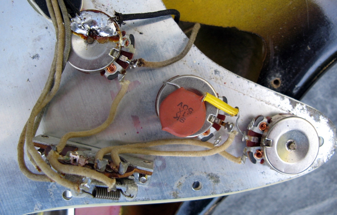 fender stratocaster wiring. of a 1964 fender strat and